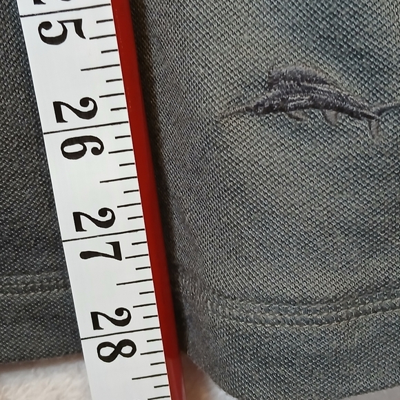 Tommy Bahama - Half Zip Gray Knit Sweater Pullover - Men's Size  Small - Picture 2 of 11